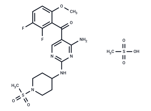 化合物 R-547 mesylate,R-547 mesylate