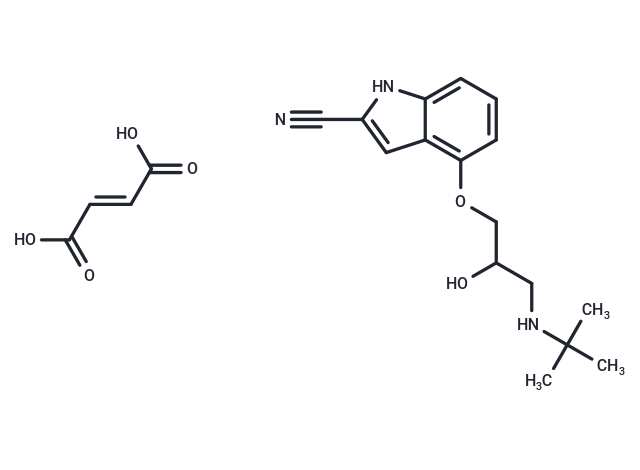 化合物 Cyanopindolol fumarate,Cyanopindolol fumarate