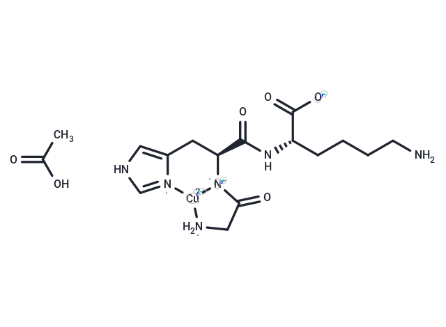 化合物 GHK-Cu acetate,GHK-Cu acetate