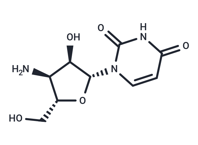 化合物 3’-Amino-3’-deoxyuridine,3’-Amino-3’-deoxyuridine