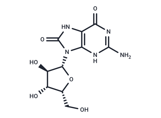 化合物 8-Hyroxy-xyloguanosine,8-Hyroxy-xyloguanosine