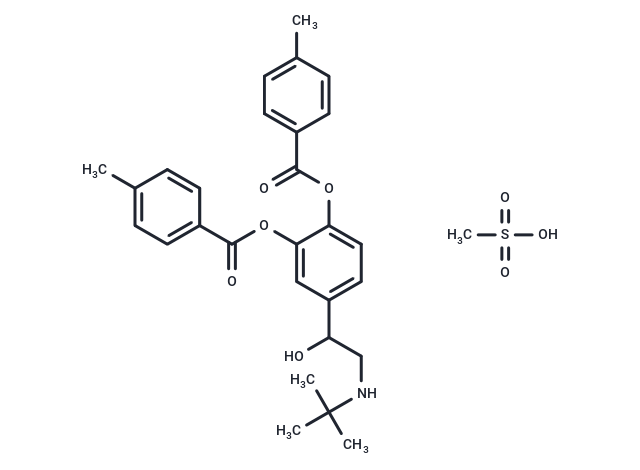 化合物 Bitolterol mesylate,Bitolterol mesylate