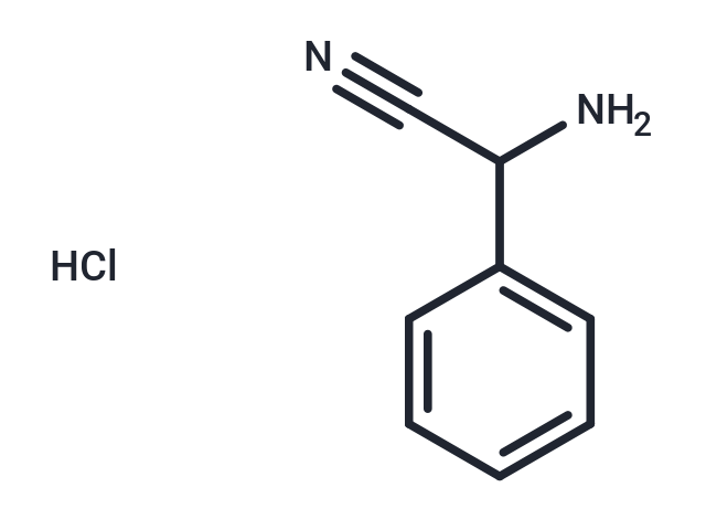 化合物 2-Amino-2-phenylacetonitrile hydrochloride,2-Amino-2-phenylacetonitrile hydrochloride