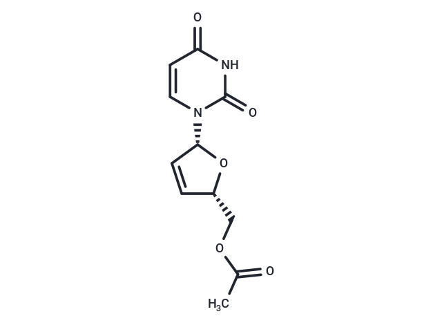 化合物 5’-O-Acetyl-2’,3’-dideoxy-2’,3’-didehydro-uridine,5’-O-Acetyl-2’,3’-dideoxy-2’,3’-didehydro-uridine