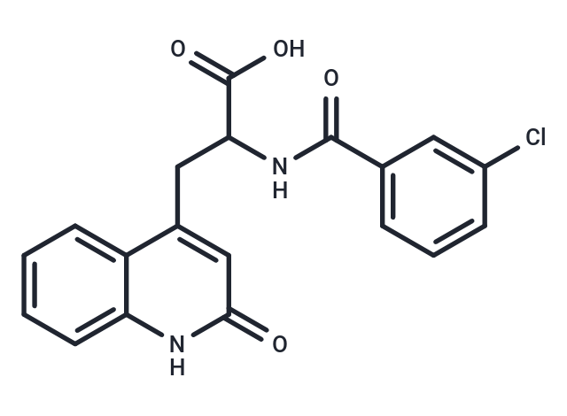 化合物 2-(3-Chlorobenzamido)-3-(2-oxo-1,2-dihydroquinolin-4-yl)propanoic acid,2-(3-Chlorobenzamido)-3-(2-oxo-1,2-dihydroquinolin-4-yl)propanoic acid