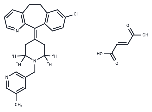 盧帕他定-d4 富馬酸鹽,Rupatadine-d4 Fumarate