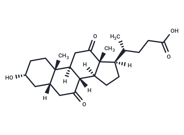 化合物 7,12-Diketolithocholic Acid,7,12-Diketolithocholic Acid