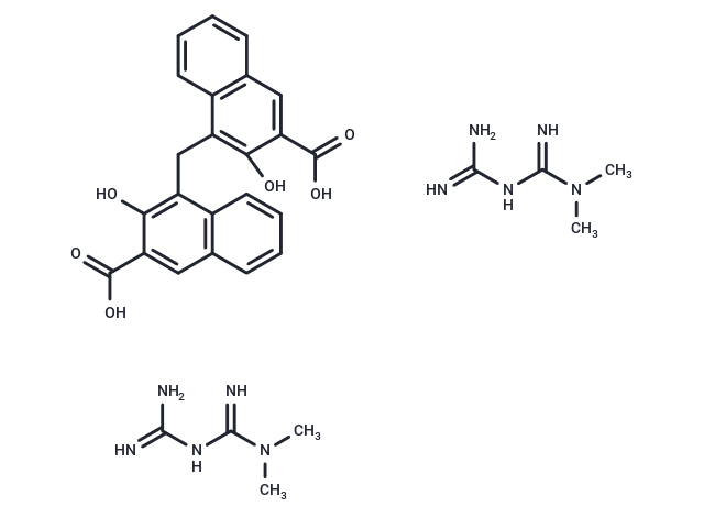 化合物 Metformin embonate,Metformin embonate