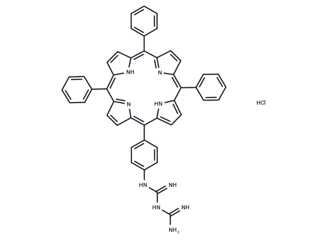 化合物 Biguanidinium-porphyrin,Biguanidinium-porphyrin