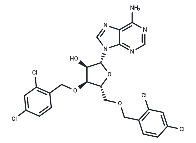 化合物 3,5-Bis-O-(2,4-dichlorobenzyl)adenosine,3,5-Bis-O-(2,4-dichlorobenzyl)adenosine