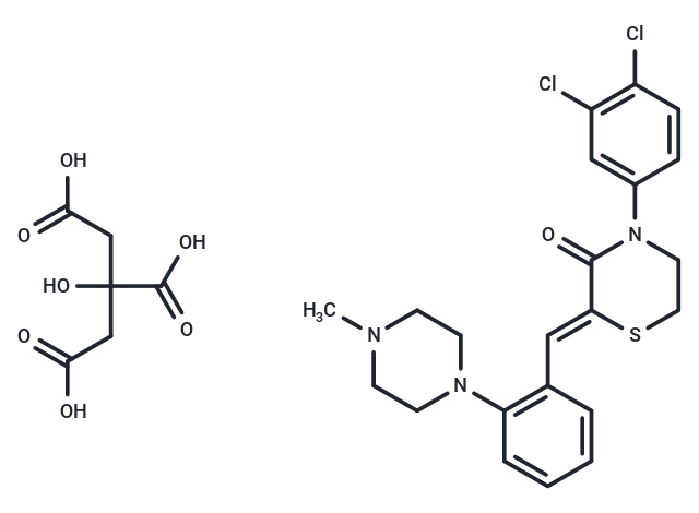 化合物 Elzasonan citrate,Elzasonan citrate