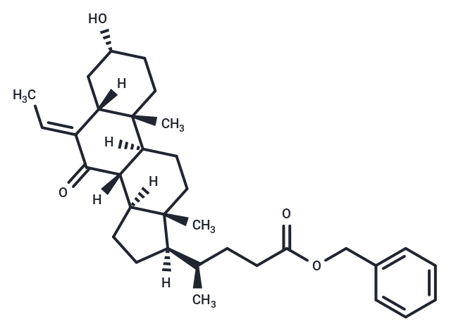 化合物 (R)-Benzyl 4-((3R,5R,8S,9S,10R,13R,14S,17R,E)-6-ethylidene-3-hydroxy-10,13-dimethyl-7-oxohexadecahydro-1H-cyclopenta[a]phenanthren-17-yl)pentanoate,(R)-Benzyl 4-((3R,5R,8S,9S,10R,13R,14S,17R,E)-6-ethylidene-3-hydroxy-10,13-dimethyl-7-oxohexadecahydro-1H-cyclopenta[a]phenanthren-17-yl)pentanoate