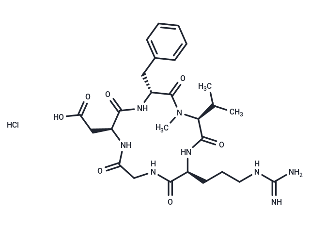 化合物 Cilengitide hydrochloride,Cilengitide hydrochloride