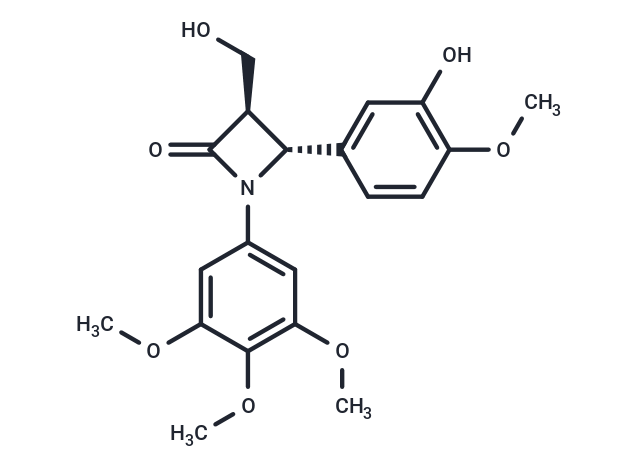 化合物 Tubulin inhibitor 42,Tubulin inhibitor 42