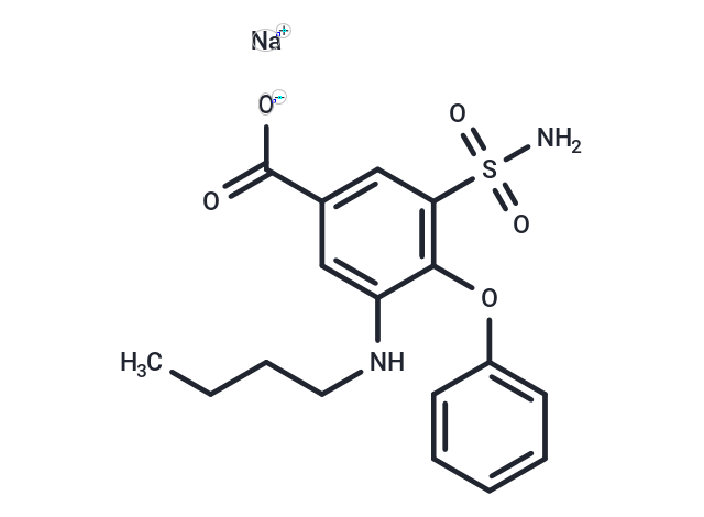 化合物 Bumetanide sodium,Bumetanide sodium