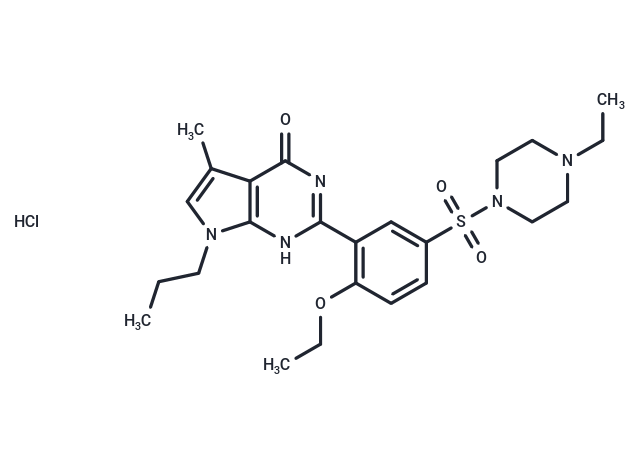 化合物 Yonkenafil HCl,Yonkenafil HCl