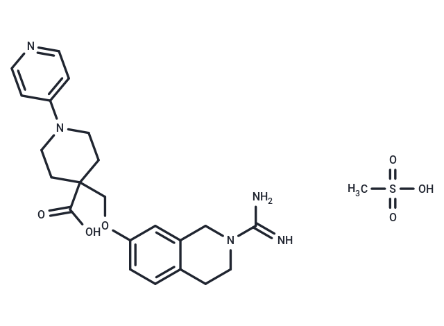 化合物 JTV-803 mesylate,JTV-803 mesylate