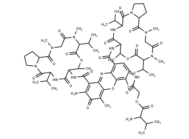 化合物 Actinomycin D1,Actinomycin D1