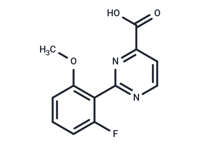 化合物 2-(2-fluoro-6-methoxyphenyl)pyrimidine-4-carboxylic acid,2-(2-fluoro-6-methoxyphenyl)pyrimidine-4-carboxylic acid