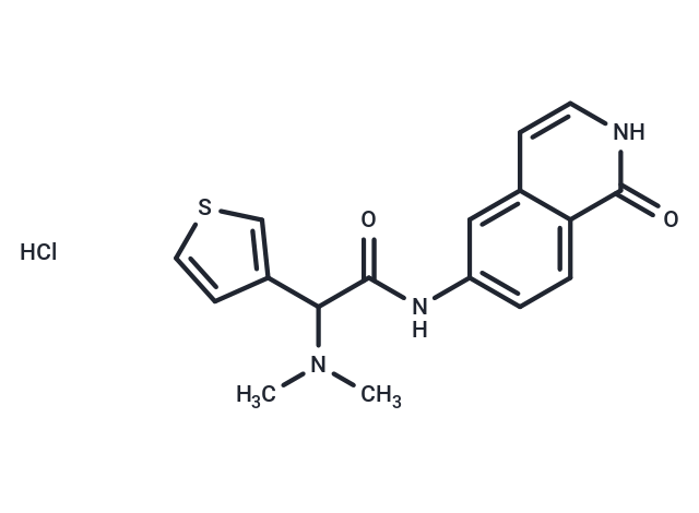 化合物 Verosudil hydrochloride,Verosudil hydrochloride