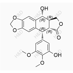 依托泊苷雜質(zhì)1,(5R,5aR,8aR,9R)-9-hydroxy-5-(3-hydroxy-4,5-dimethoxyphenyl)-5,5a,8a,9-tetrahydrofuro[3