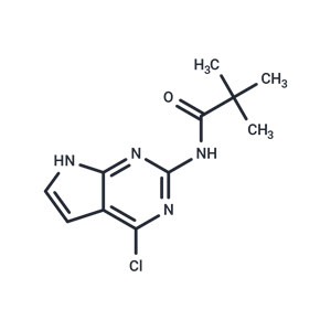 化合物 N-(4-Chloro-7H-pyrrolo[2,3-d]pyrimidin-2-yl)-2,2-dimethyl ?propanamide|TNU0877|TargetMol