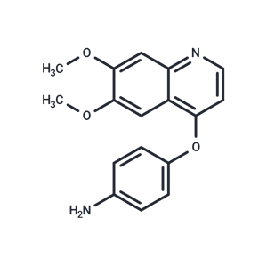 化合物 4-(6,7-dimethoxyquinolin-4-yl)oxyaniline,4-(6,7-dimethoxyquinolin-4-yl)oxyaniline