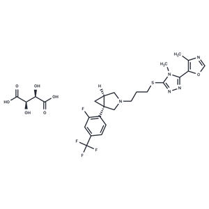 化合物 GSK-598809 L-tartrate,GSK-598809 L-tartrate