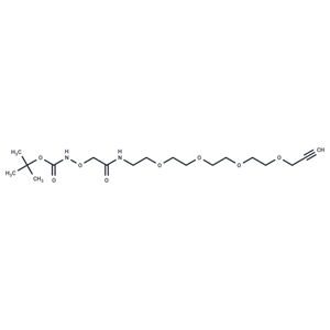 化合物 Boc-aminooxy-amide-PEG4-propargyl|T17641|TargetMol