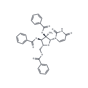 化合物 2’-C-Methyl -2’,3’,5’-tri-O-benzoyluridine|TNU0771|TargetMol