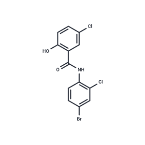 化合物 N-(4-bromo-2-chlorophenyl)-5-chloro-2-hydroxybenzamide|T50057|TargetMol