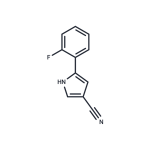 化合物 5-(2-Fluorophenyl)-1H-pyrrole-3-carbonitrile|T66771|TargetMol