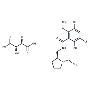 化合物 Raclopride tartrate|T7635L|TargetMol