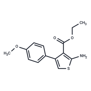 2-氨基-4-(4-甲氧基苯基)-3-噻吩羧酸乙酯|T8909|TargetMol