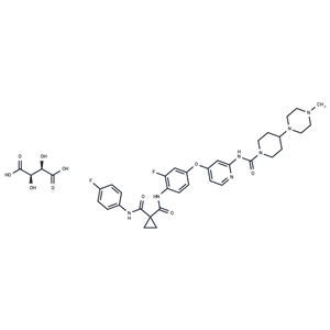 化合物 Golvatinib tartrate|T71636|TargetMol