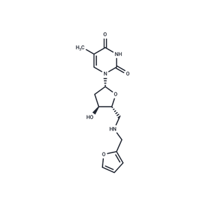 化合物 5’-Deoxy-5’-furfurylamino ? thymidine|TNU1406|TargetMol