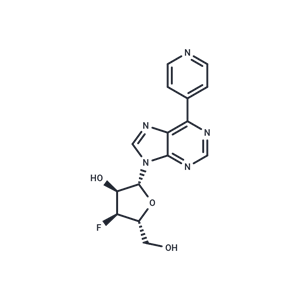 化合物 9-(3-Deoxy-3-fluoro-β-D-ribofuranosyl)-6-(pyridine-4-yl)purine|TNU0065|TargetMol