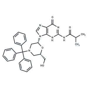 化合物 N2-Isobutyryl-N-trityl-morpholino ? guanosine|TNU1123|TargetMol