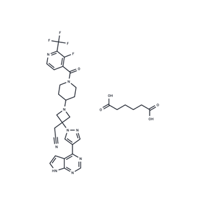 化合物 Itacitinib adipate|T11687|TargetMol