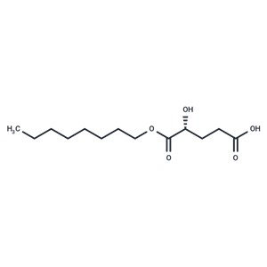 化合物 (2R)-Octyl-α-hydroxyglutarate|T19611|TargetMol