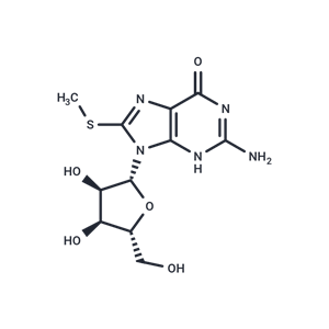 化合物 8-Methylthio-guanosine|TNU0399|TargetMol