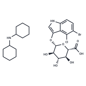 5-溴-4-氯-3-吲哚基-beta-D-葡糖苷酸環(huán)己胺鹽|T19076|TargetMol