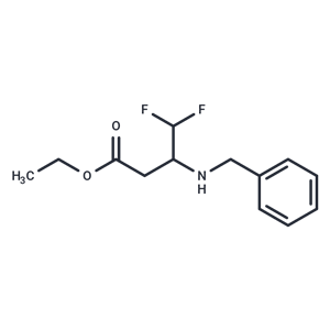 化合物 4,4-Difluoro-3-[(phenylmethyl)amino]butanoic ?acid ethyl ester|TNU0896|TargetMol