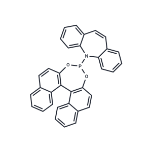 化合物 5-(11bR)-Dinaphtho[2,1-d:1',2'-f][1,3,2]dioxaphosphepin-4-yl-5H-dibenz[b,f]azepine|T64437|TargetMol