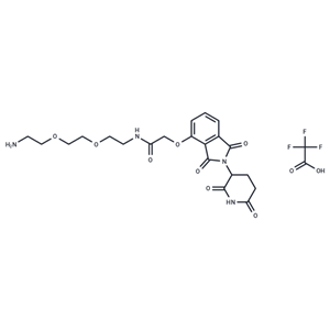 化合物Thalidomide-O-amido-PEG2-C2-NH2 TFA|T17918|TargetMol