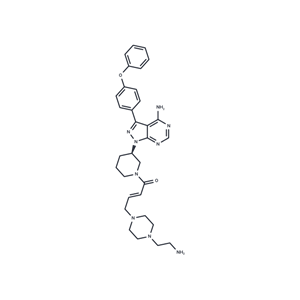 化合物 Ibrutinib-MPEA|T11603|TargetMol