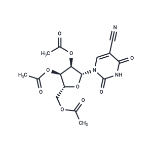 化合物 2’,3’,5’-Tri-O-acetyl-5-cyanouridine|TNU0884|TargetMol