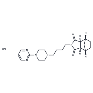 化合物 Tandospirone hydrochloride|T62215|TargetMol