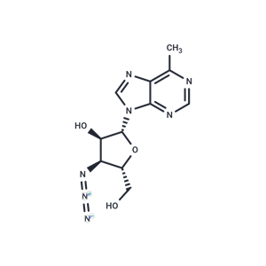 化合物 6-Methylpurine-b-D-(3-azido-3-deoxy)riboside|TNU0219|TargetMol