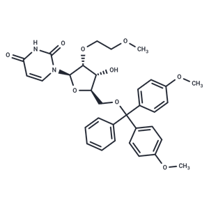 化合物 5’-O-(4,4’-Dimethoxytrityl)-2’-O-(2-methoxyethyl) ?uridine|TNU1093|TargetMol